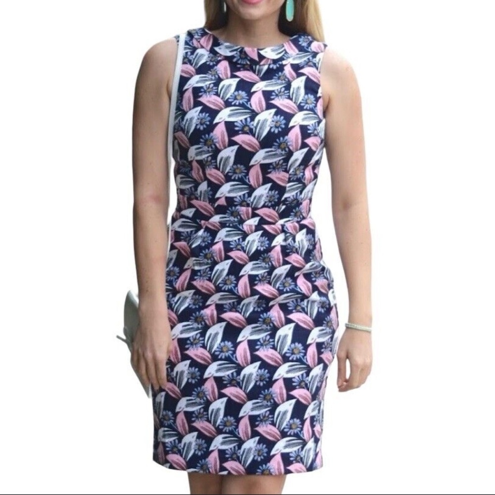 Boden Martha Textured Sheath Dress